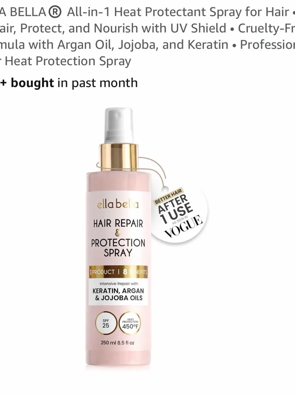 Pink Titanium Flat Iron Hair Straightener and heat protector spray